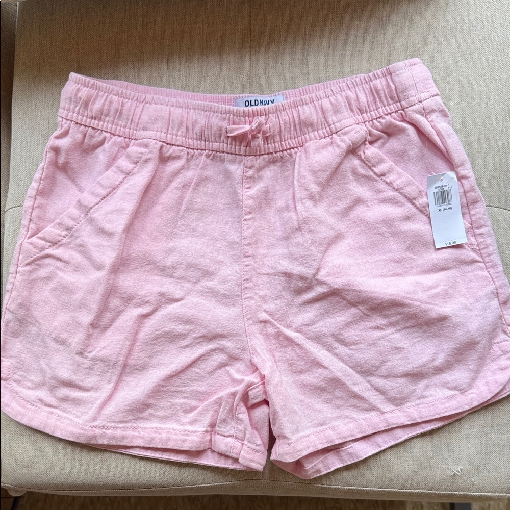 Old Navy Women's High Waist Light Pink Shorts